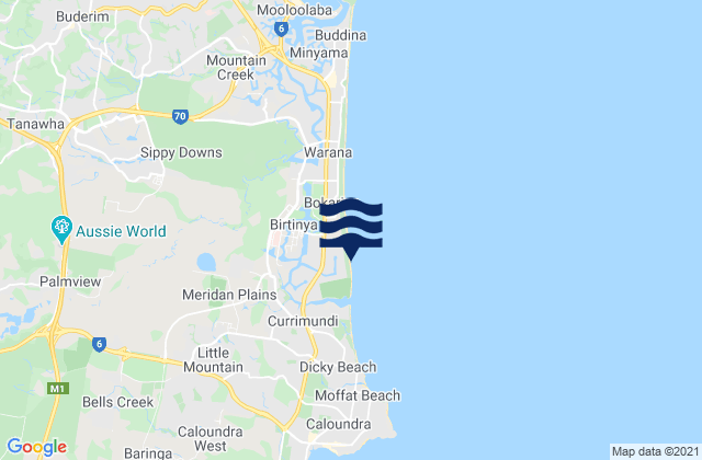 Wurtulla, Australia潮水
