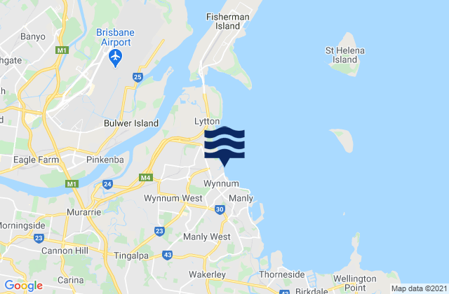Wynnum, Australia潮水
