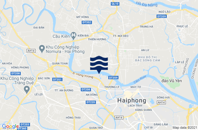 Xã An Hải, Vietnam潮水