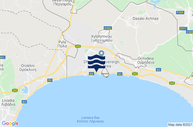 Xylotymbou, Cyprus潮水