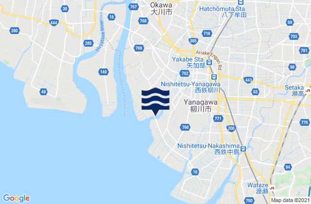 Yanagawa Shi, Japan潮水