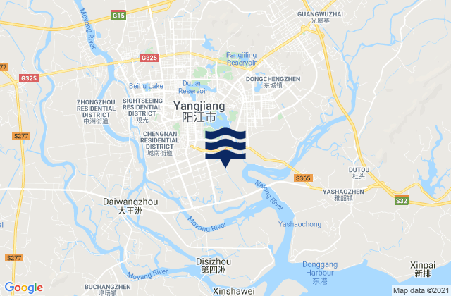 Yangjiang, China潮水