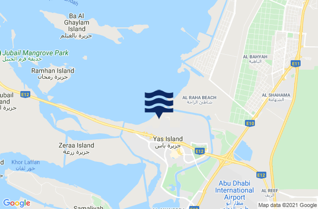 Yas Island, United Arab Emirates潮水