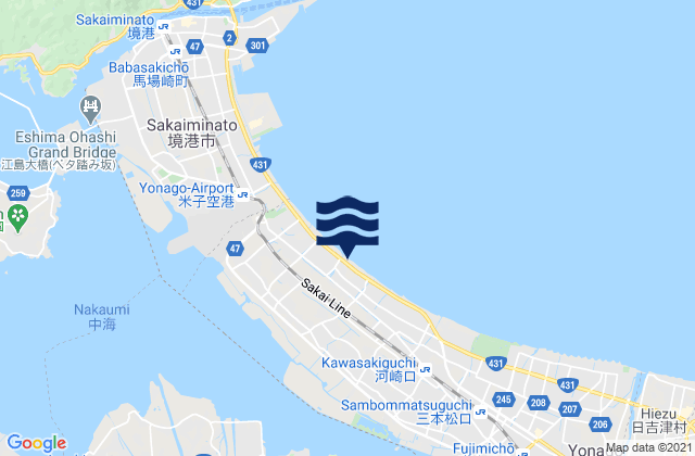 Yasugichō, Japan潮水