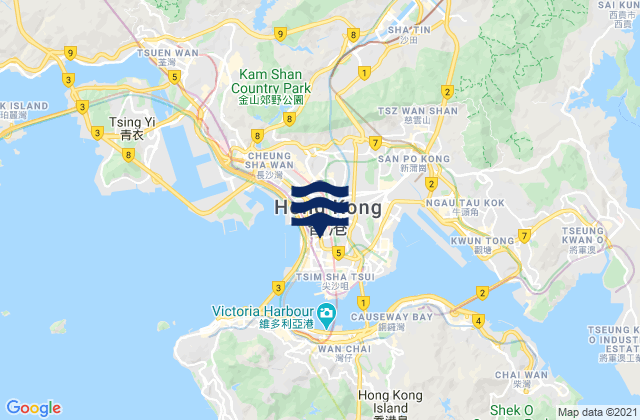 Yau Tsim Mong, Hong Kong潮水