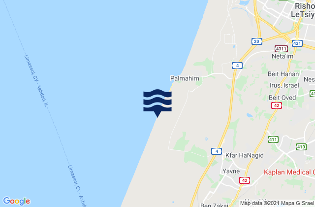 Yavné, Israel潮水