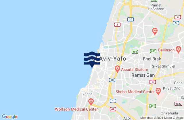 Yehud, Israel潮水