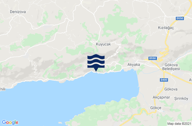 Yerkesik, Turkey潮水