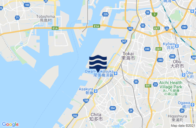 Yokosuka-kō, Japan潮水