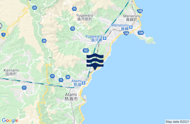 Yugawara, Japan潮水