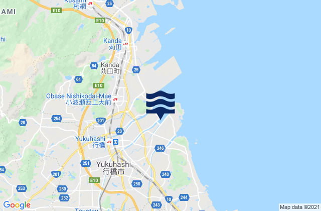 Yukuhashi Shi, Japan潮水