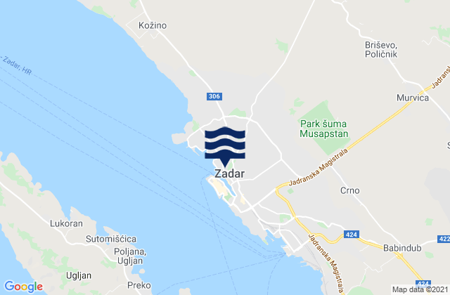Zadar, Croatia潮水