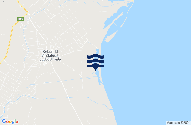 Zahānah, Tunisia潮水