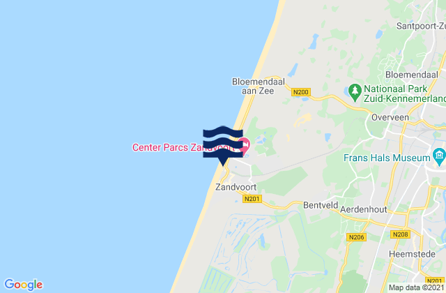 Zandvoort, Netherlands潮水