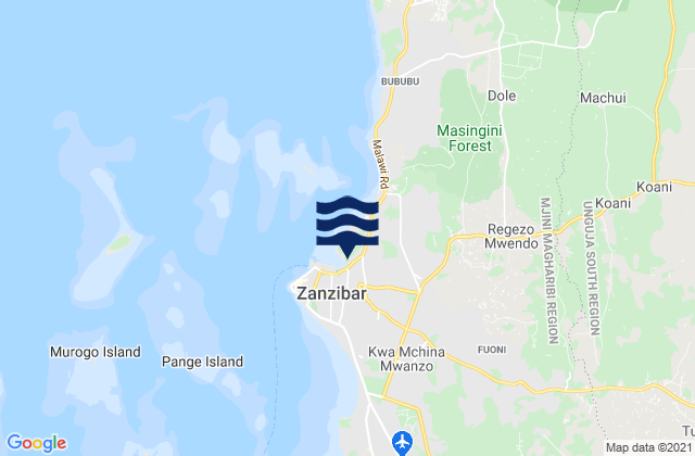 Zanzibar Urban/West Region, Tanzania潮水