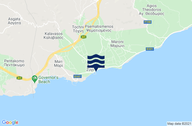 Zýgi, Cyprus潮水