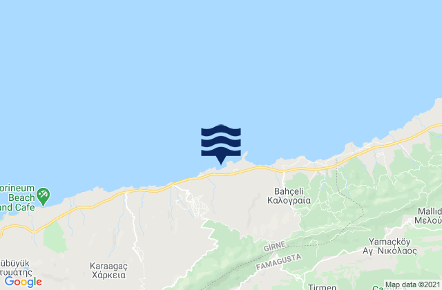 Ágios Charíton, Cyprus潮水