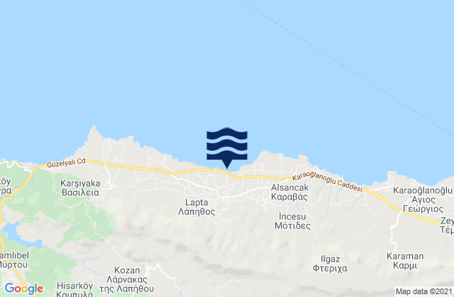 Ágios Ermólaos, Cyprus潮水