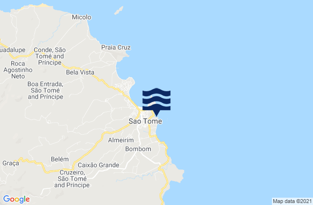 Água Grande District, Sao Tome and Principe潮水