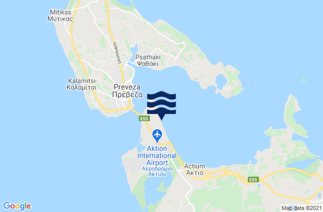 Áktion, Greece潮水