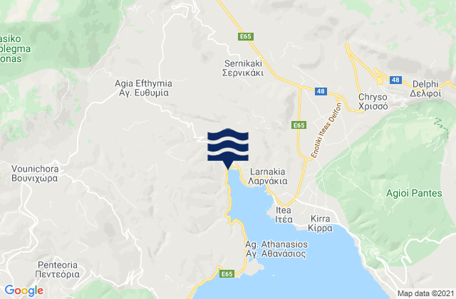 Ámfissa, Greece潮水