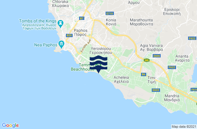 Ármou, Cyprus潮水