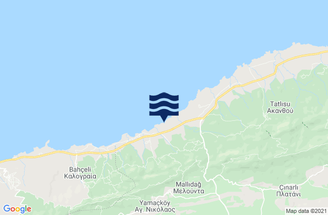 Ártemi, Cyprus潮水