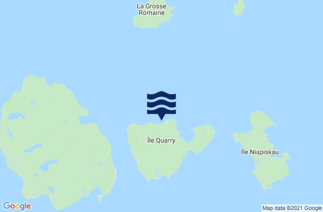 Île Quarry, Canada潮水
