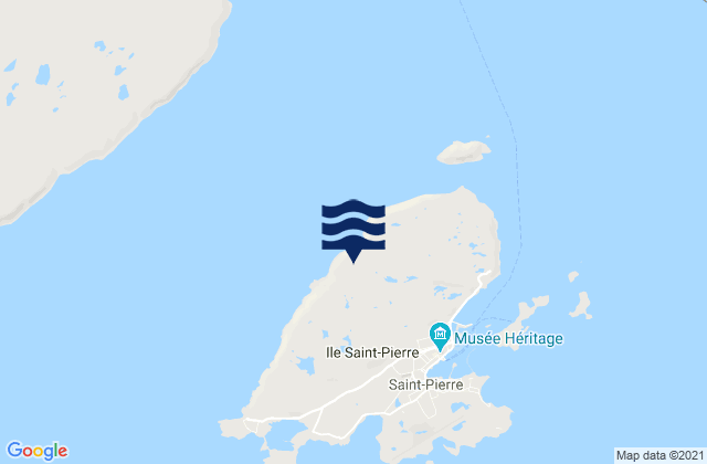 Île Saint-Pierre, Saint Pierre and Miquelon潮水