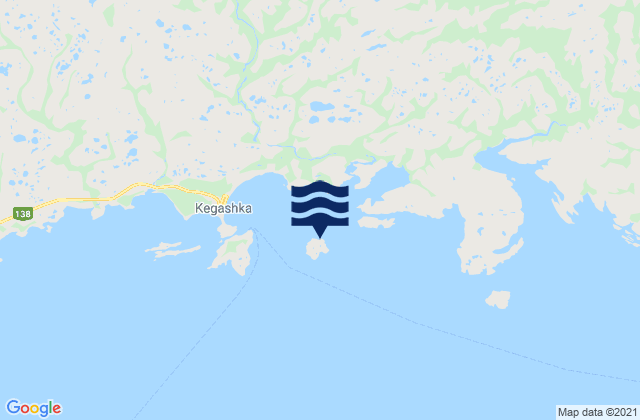 Île Verte, Canada潮水