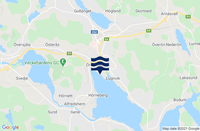 Örnsköldsvik, Sweden潮水