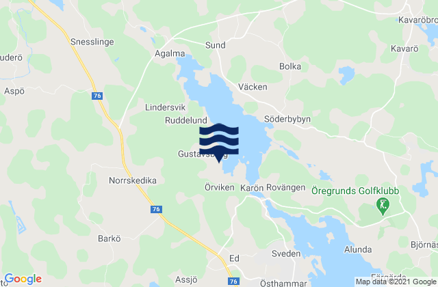 Östhammars Kommun, Sweden潮水