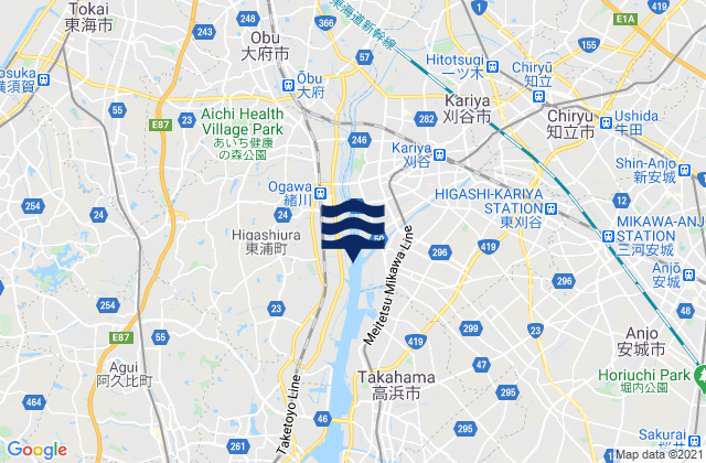 Ōbu-shi, Japan潮水