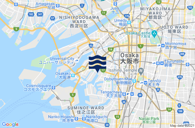 Ōsaka-fu, Japan潮水