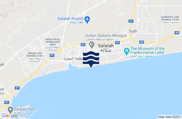 Şalālah, Oman潮水