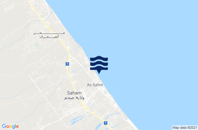 Şaḩam, Oman潮水