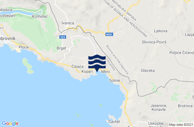 Župa dubrovačka, Croatia潮水